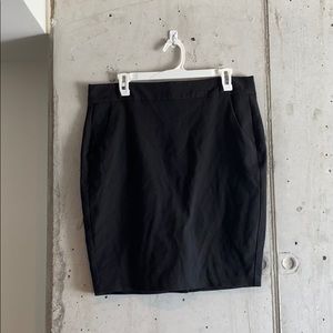 Bongo Black Business Wear Pencil Skirt | Size 11